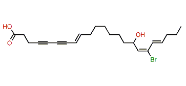 (E,E,E)-18-Bromo-16-hydroxytricosa-8,17,19-trien-4,6-diynoic acid